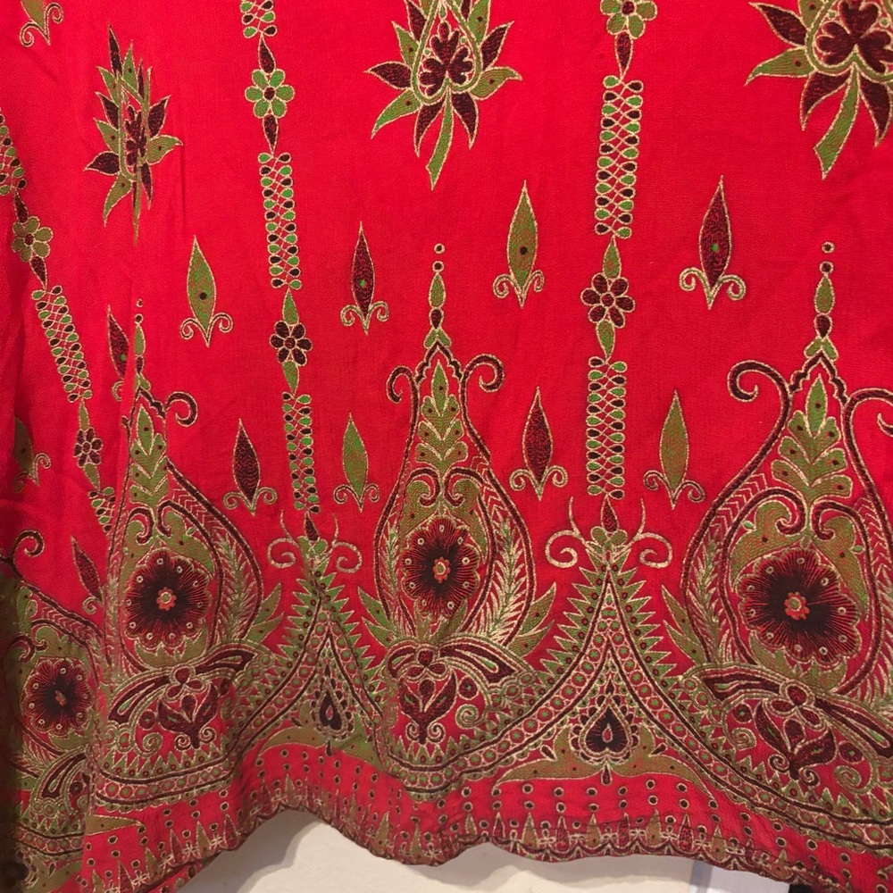 Velma New York Vintage Plus Size Kaftan Boho Tunic Top - Picture 7 of 7